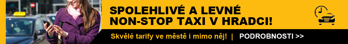 levné taxi Hradec